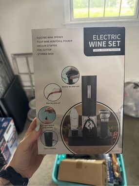 Electric Wine Set - Black